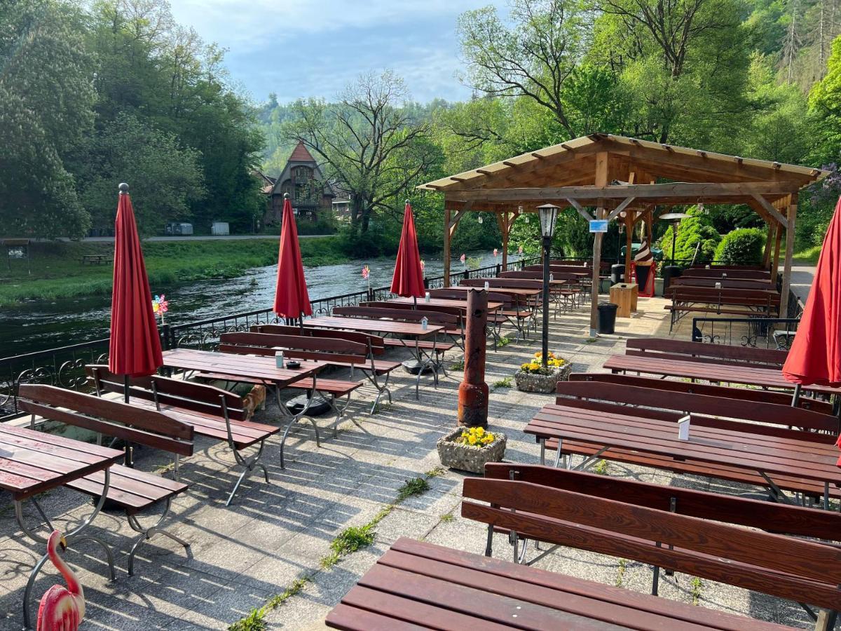 Pension Sternschnuppe, Treseburg Harz, Unmittelbar Am Wasser Thale Bagian luar foto