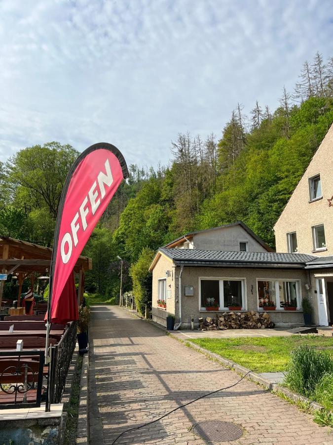 Pension Sternschnuppe, Treseburg Harz, Unmittelbar Am Wasser Thale Bagian luar foto