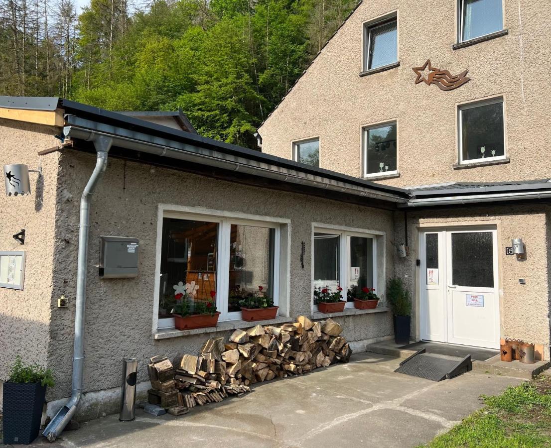 Pension Sternschnuppe, Treseburg Harz, Unmittelbar Am Wasser Thale Bagian luar foto